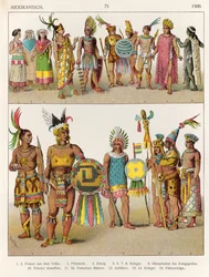 Mexikanische Tracht, ca. 1500, aus 